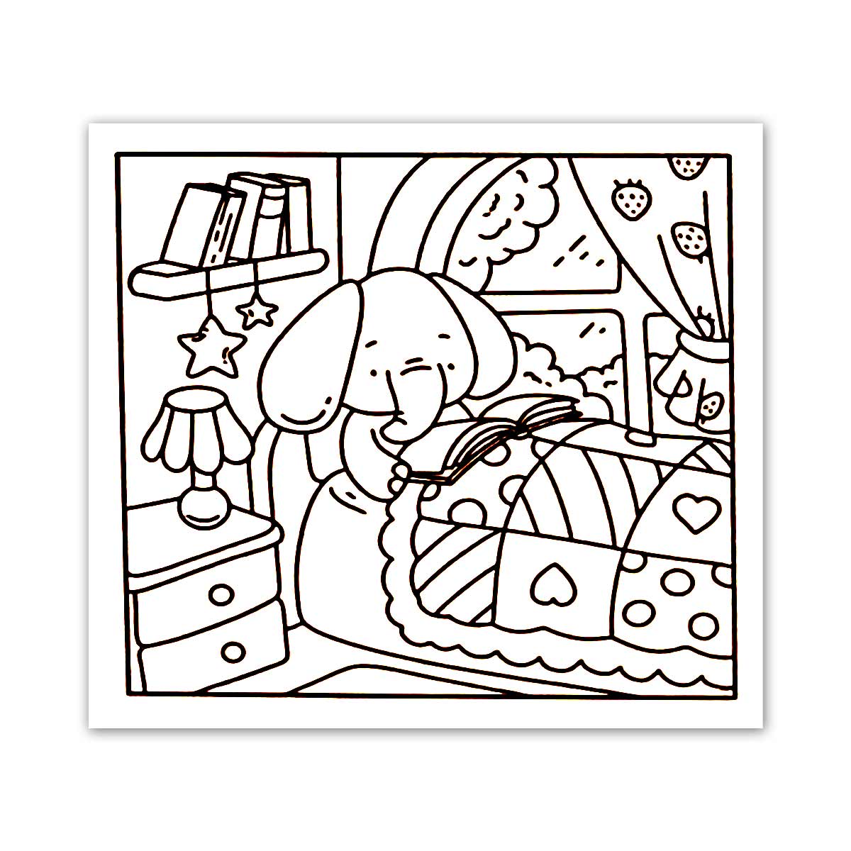 Cozy Målarbok Comfy Life innehåll