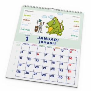 Barnens Almanacka 2027 uppslag