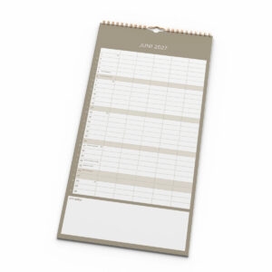 Familjekalender Clean 2027 uppslag