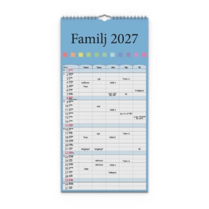Familjekalender Färg 2027
