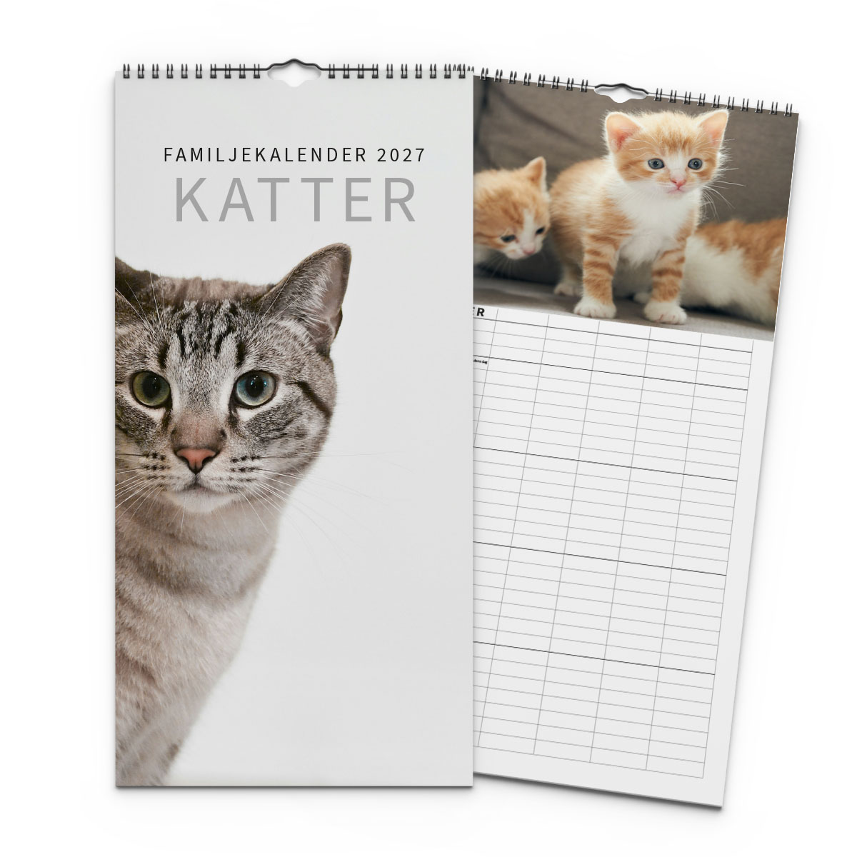 Familjekalender Katter 2027 2