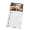 Familjekalender Katter 2027 uppslag
