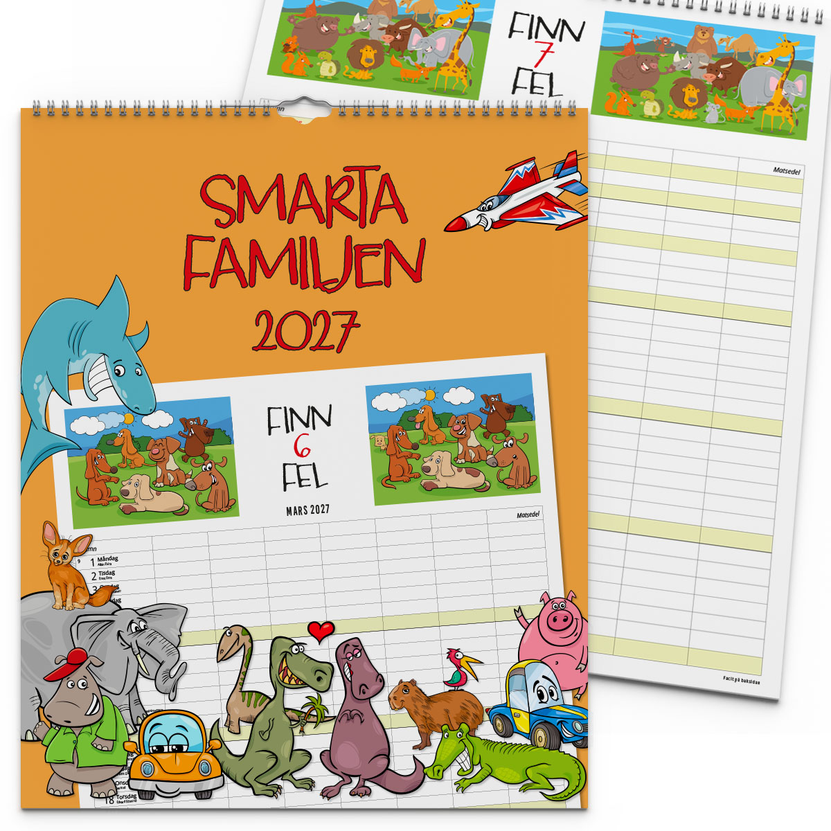 Familjekalender Smarta Familjen 2027 2