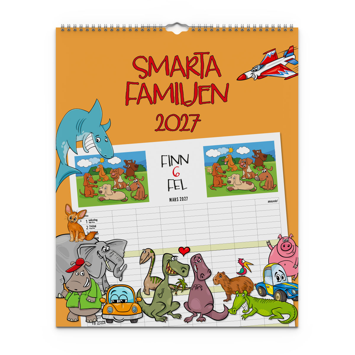 Familjekalender Smarta Familjen 2027