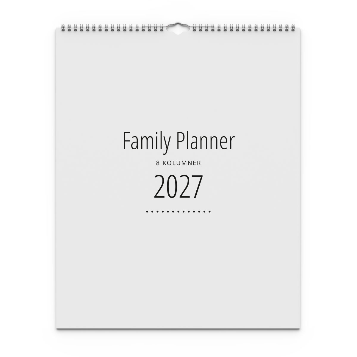 Family Planner XL 8 kolumner 2027