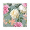 Kaffeservett 20p Blommor 1000-1096-39