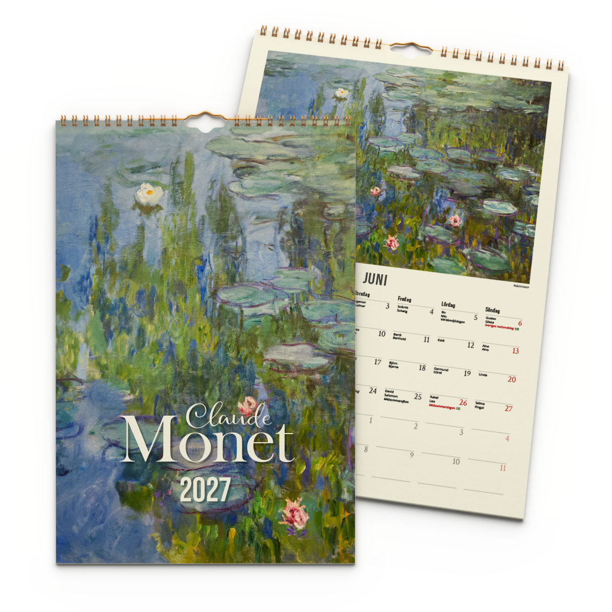Konstkalender Monet 2027 2