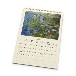 Konstkalender Monet 2027 uppslag