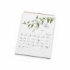 Väggkalender Blomster A4 2027 uppslag
