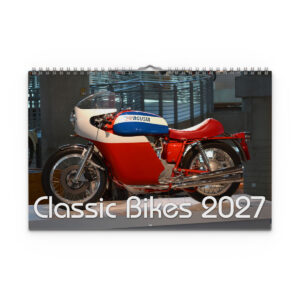 Väggkalender Classic Bikes 2027