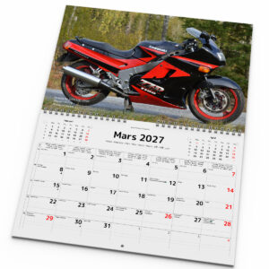 Väggkalender Classic Bikes 2027 uppslag
