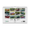 Väggkalender Classic Cars 2027 medium baksida