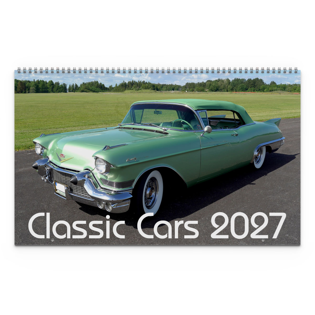 Väggkalender Classic Cars Panorama 2027