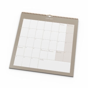 Väggkalender Clean 2027 uppslag