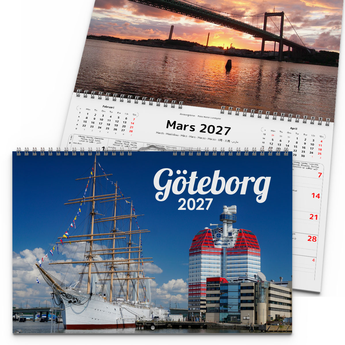 Väggkalender Göteborg 2027 2