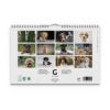 Väggkalender Hundar Medium 2027 baksida