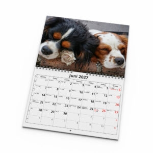 Väggkalender Hundar Small 2027 uppslag