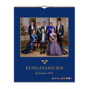 Väggkalender Kungafamiljen 2027
