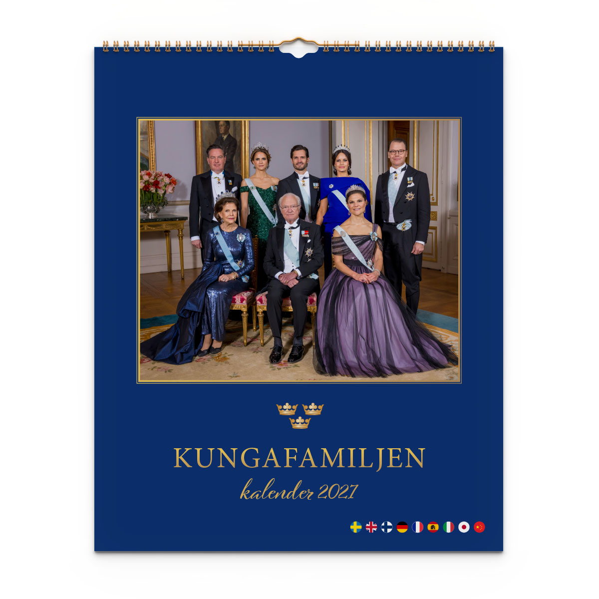 Väggkalender Kungafamiljen 2027