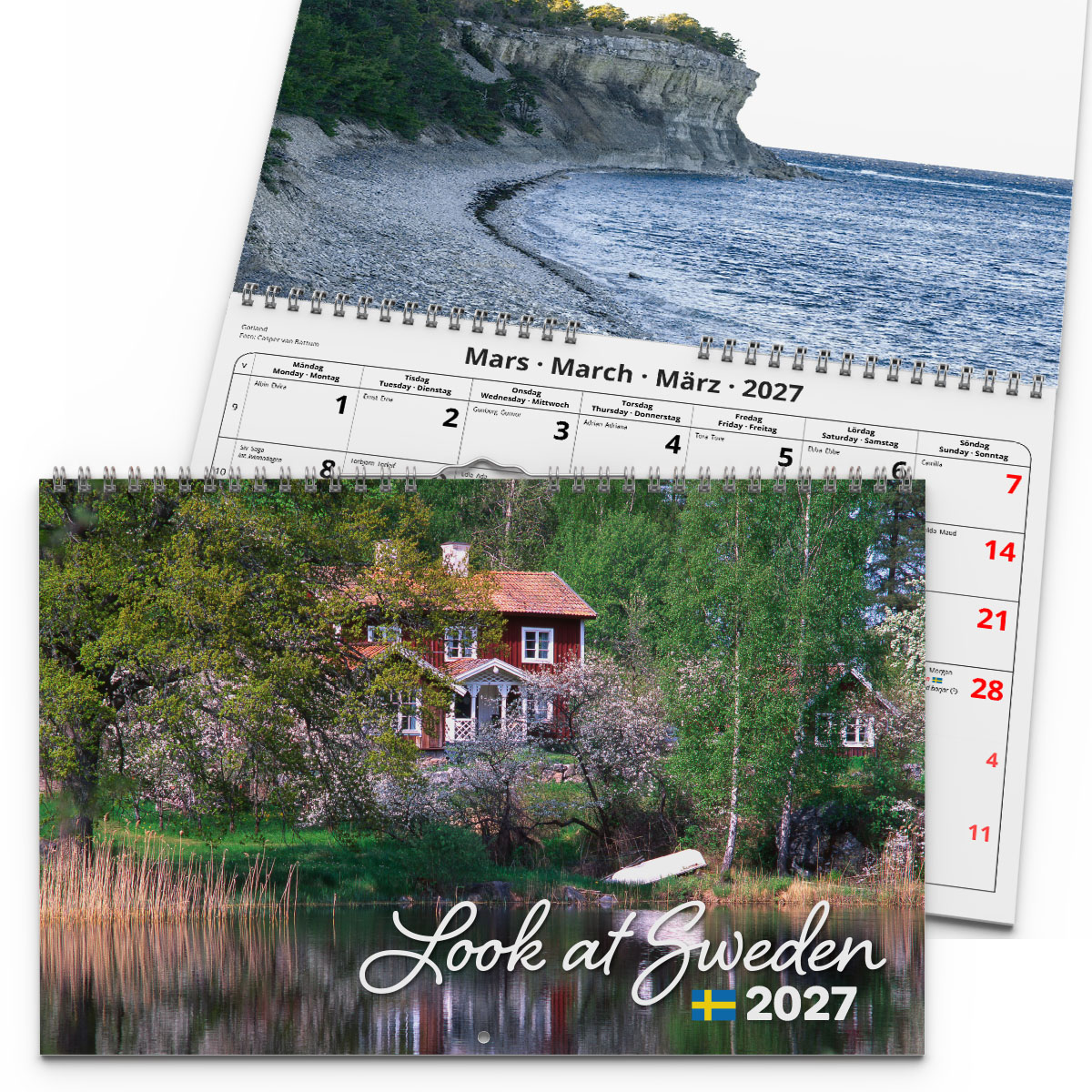 Väggkalender Look at Sweden 2027 medium 2