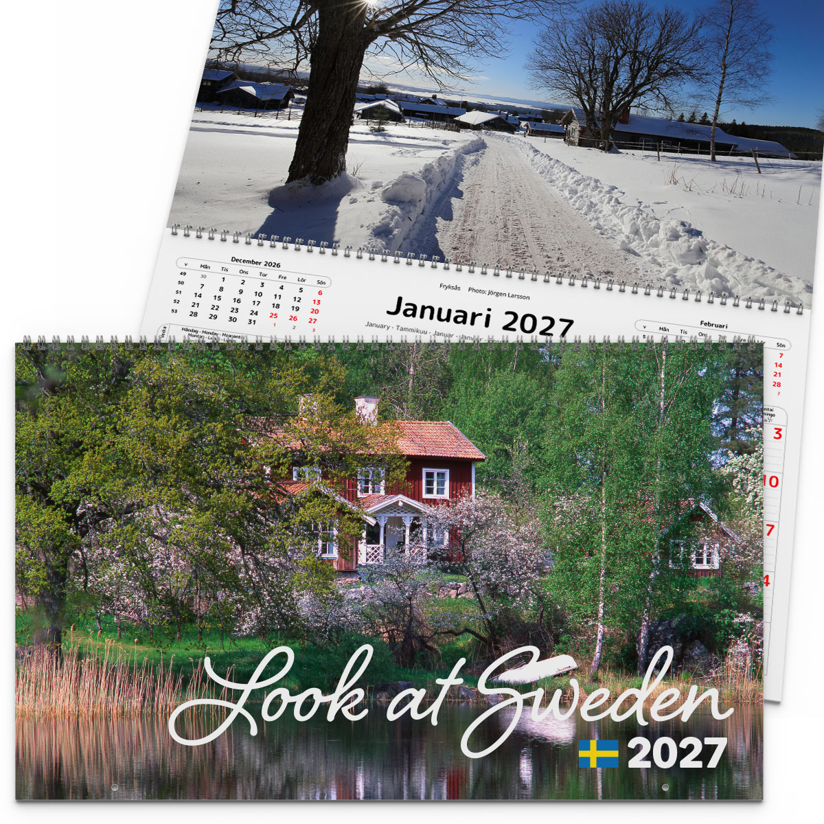 Väggkalender Look at Sweden Panorama 2027 2