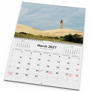 Väggkalender Scandinavia 2027 uppslag