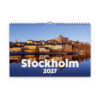 Väggkalender Stockholm 2027