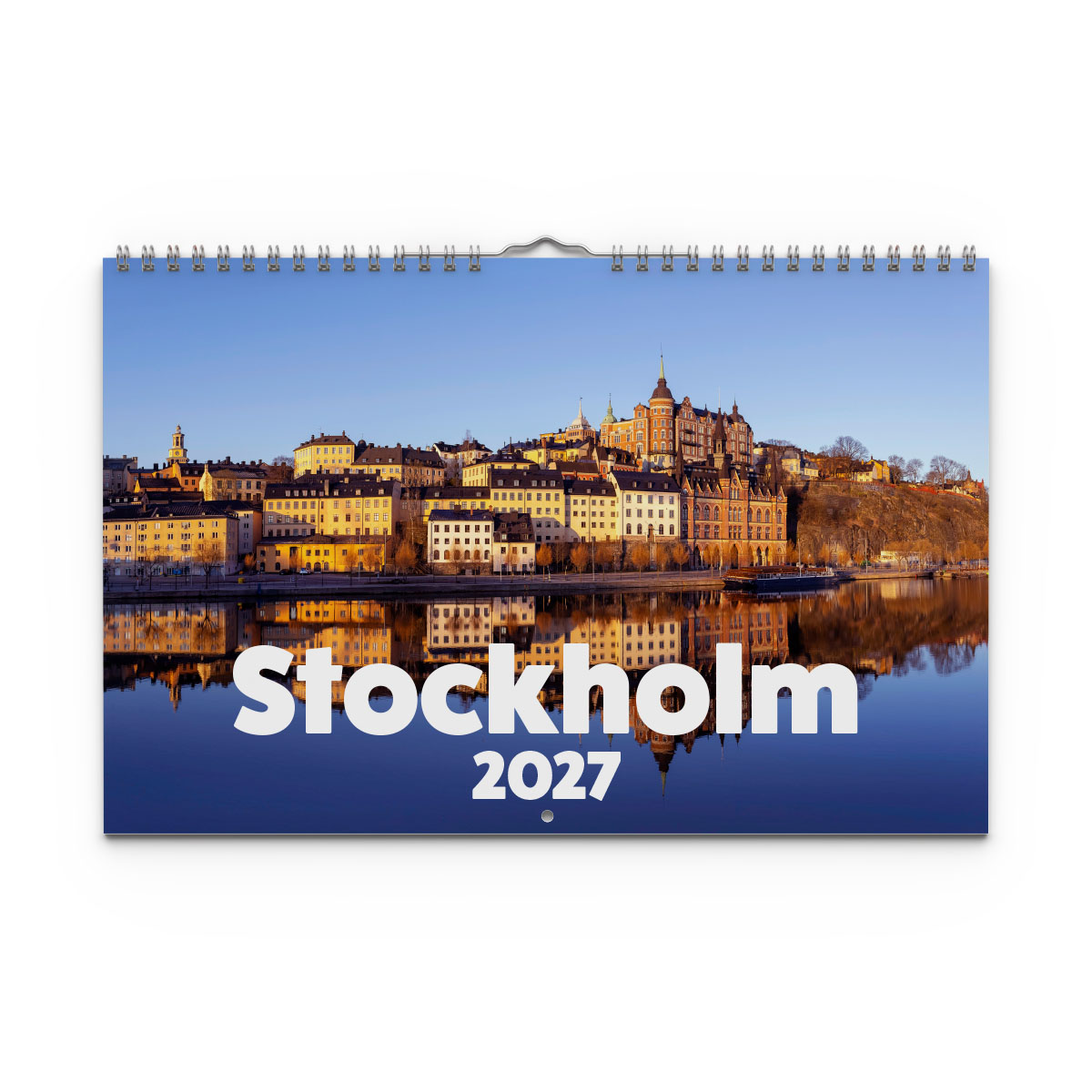 Väggkalender Stockholm 2027