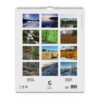 Väggkalender Swedish Nature 2027 baksida