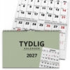Väggkalender Tydlig 2027 2