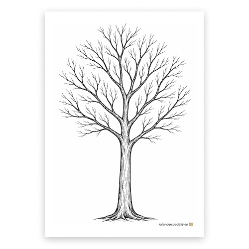 Förhandsvisning av målarbilden: ett träd utan löv.