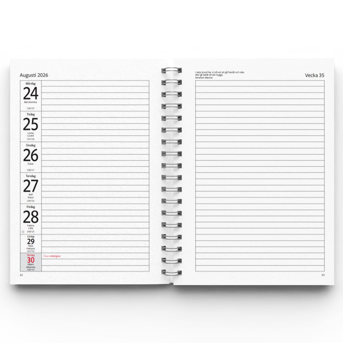 Stora ämneslärarkalendern 2026-2027 inlaga