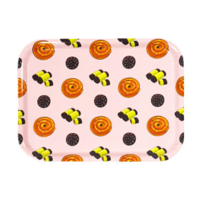 Bricka Fika Rosa Deluxe