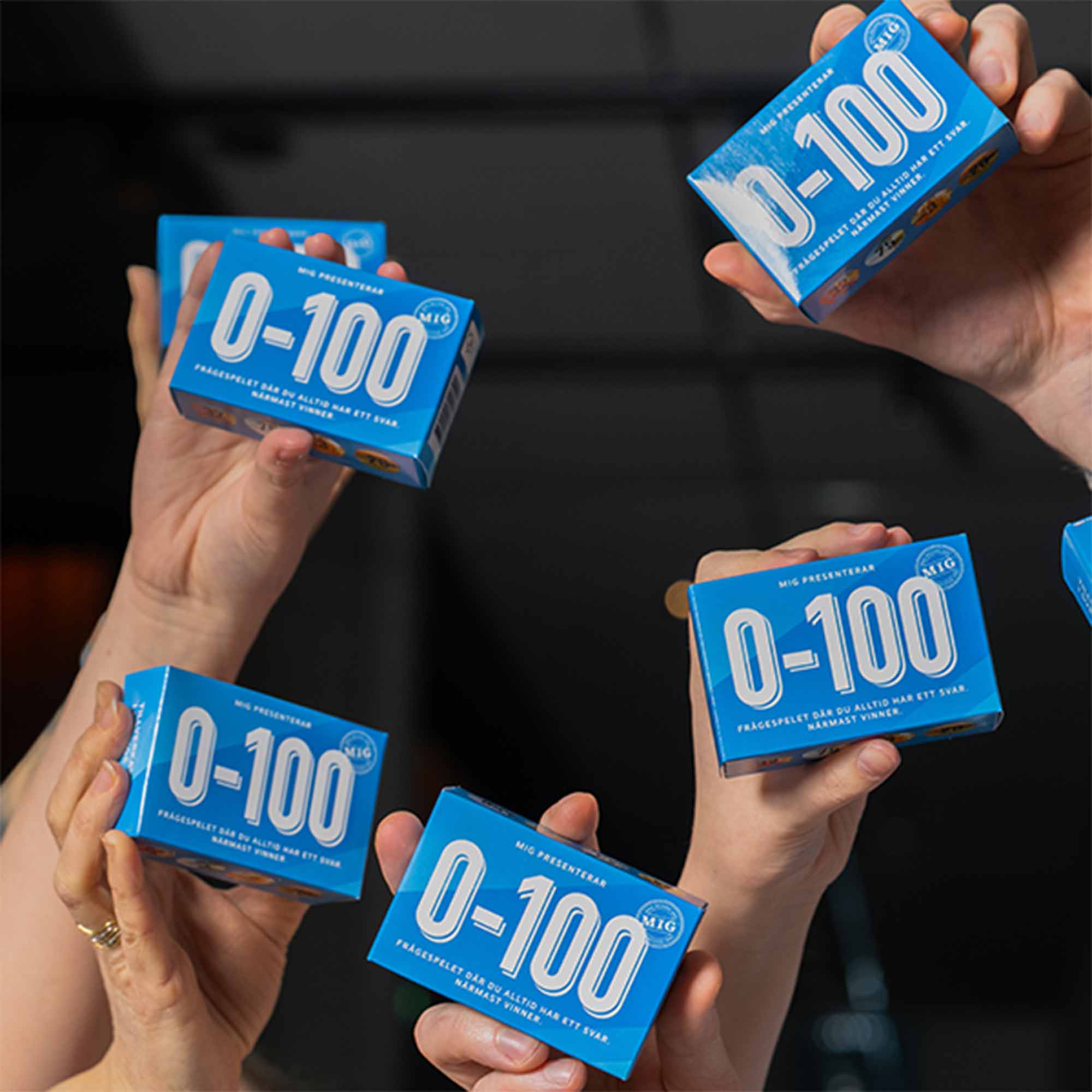 Frågespel MIG 0-100 Blå Mini