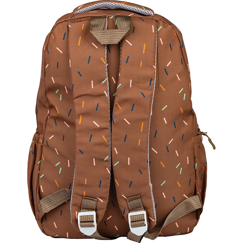 Ryggsäck Capybara brun baksida