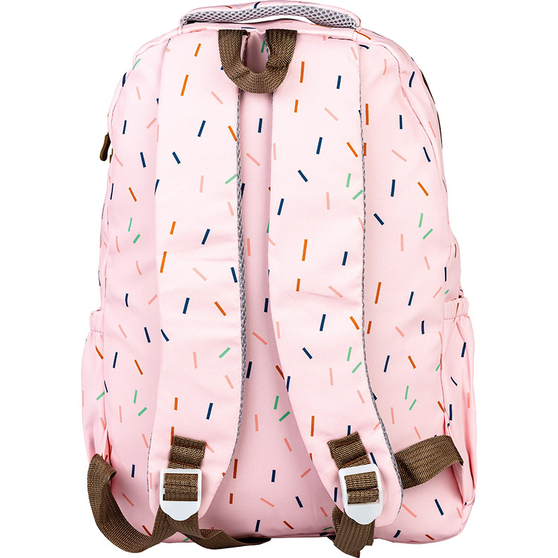 Ryggsäck Capybara rosa baksida