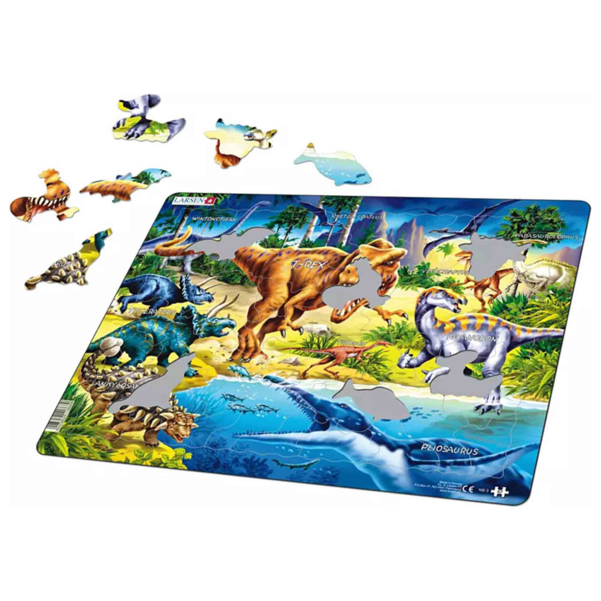 Rampussel Dinosaurier 57 bitar