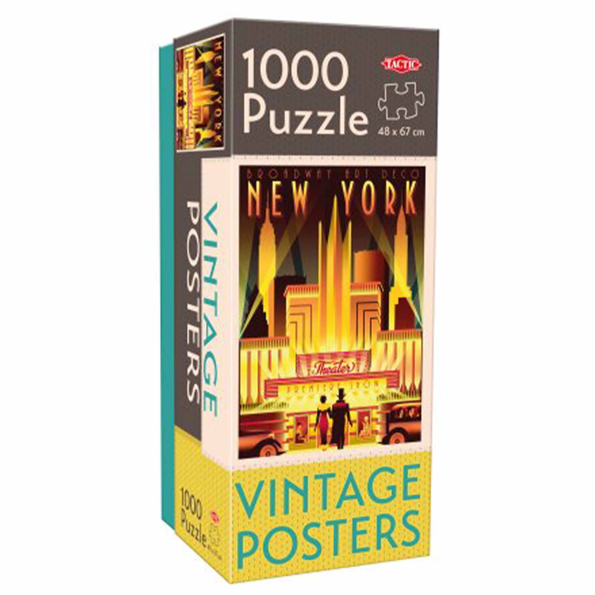 Pussel New York Vintage Posters 1000 bitar