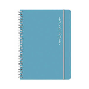 Almanacka A6 2026-2027 Plain blue 18 mån