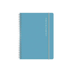 Almanacka A6 2026-2027 Plain blue 18 mån