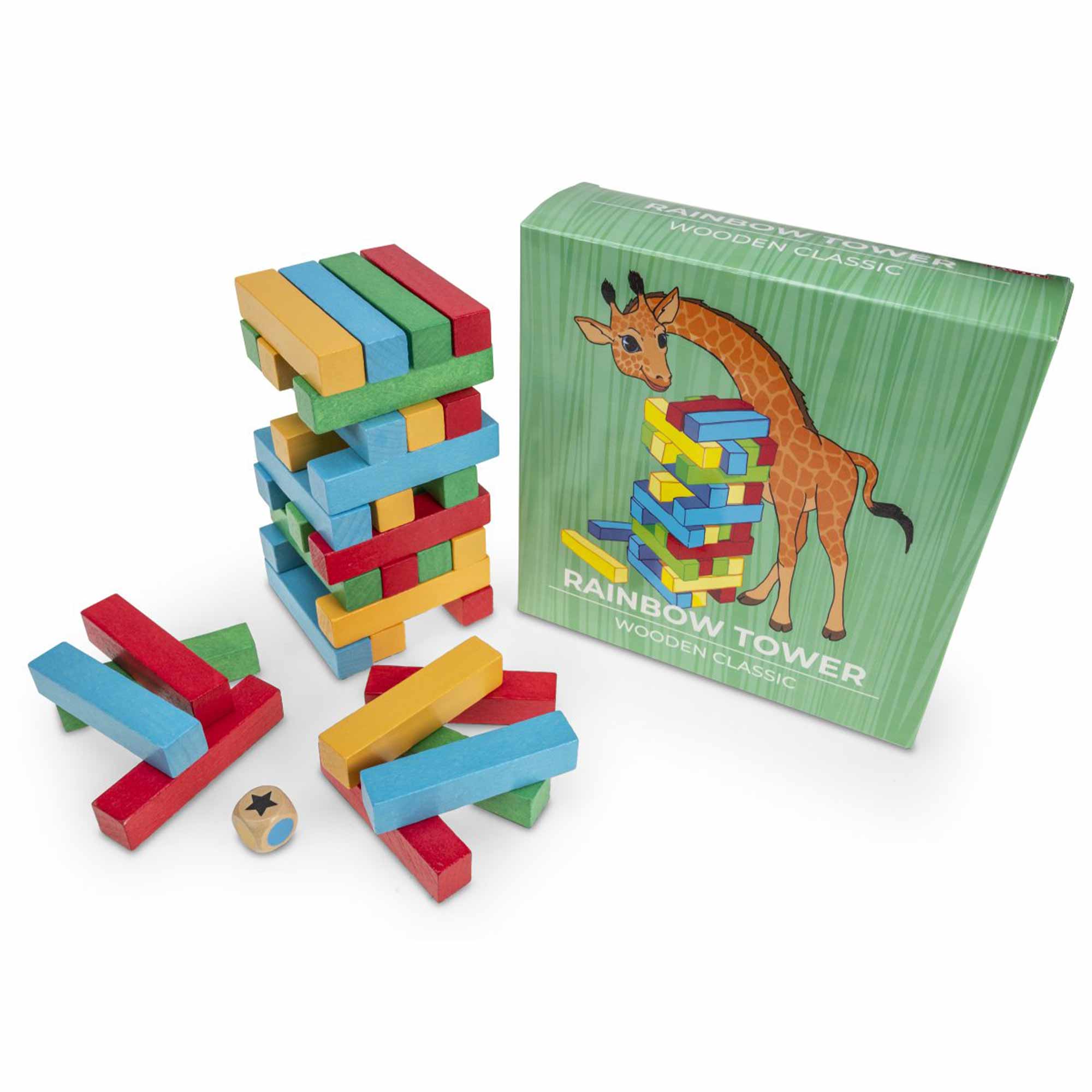 Jenga Rainbow Tower