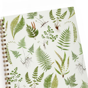 Anteckningsbok Fern vit 2