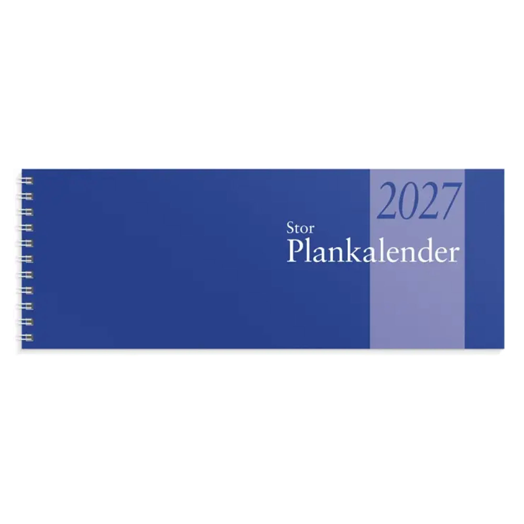 Kalender 2027 Stor Plankalender spiralbunden