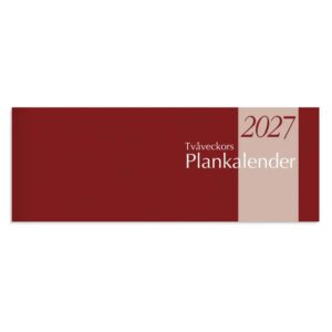 Kalender 2027 Tvåveckors Plankalender