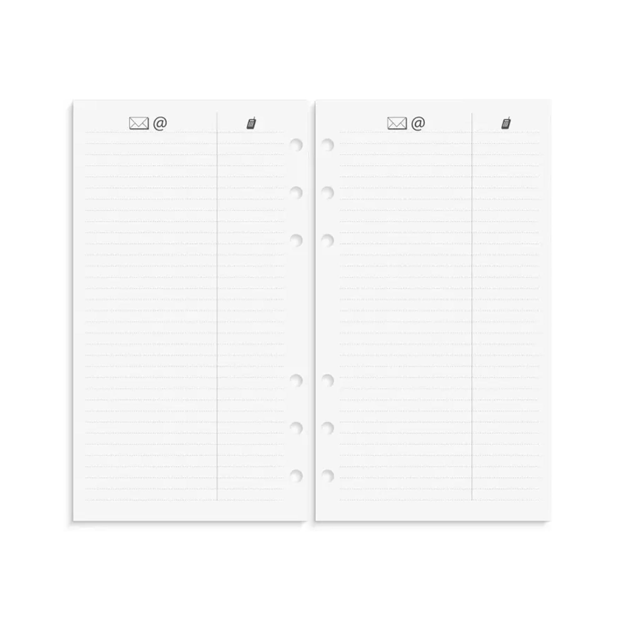 Burde Regent Systemkalender svart konstläder 2027