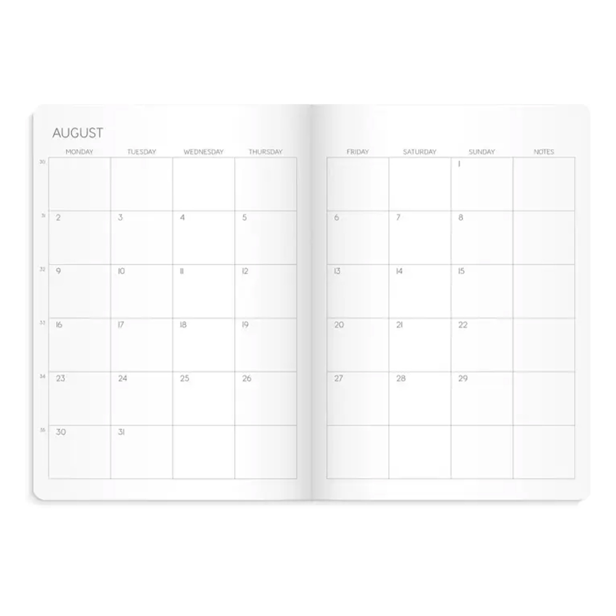 Calendar 2027 Monthly Planner A5