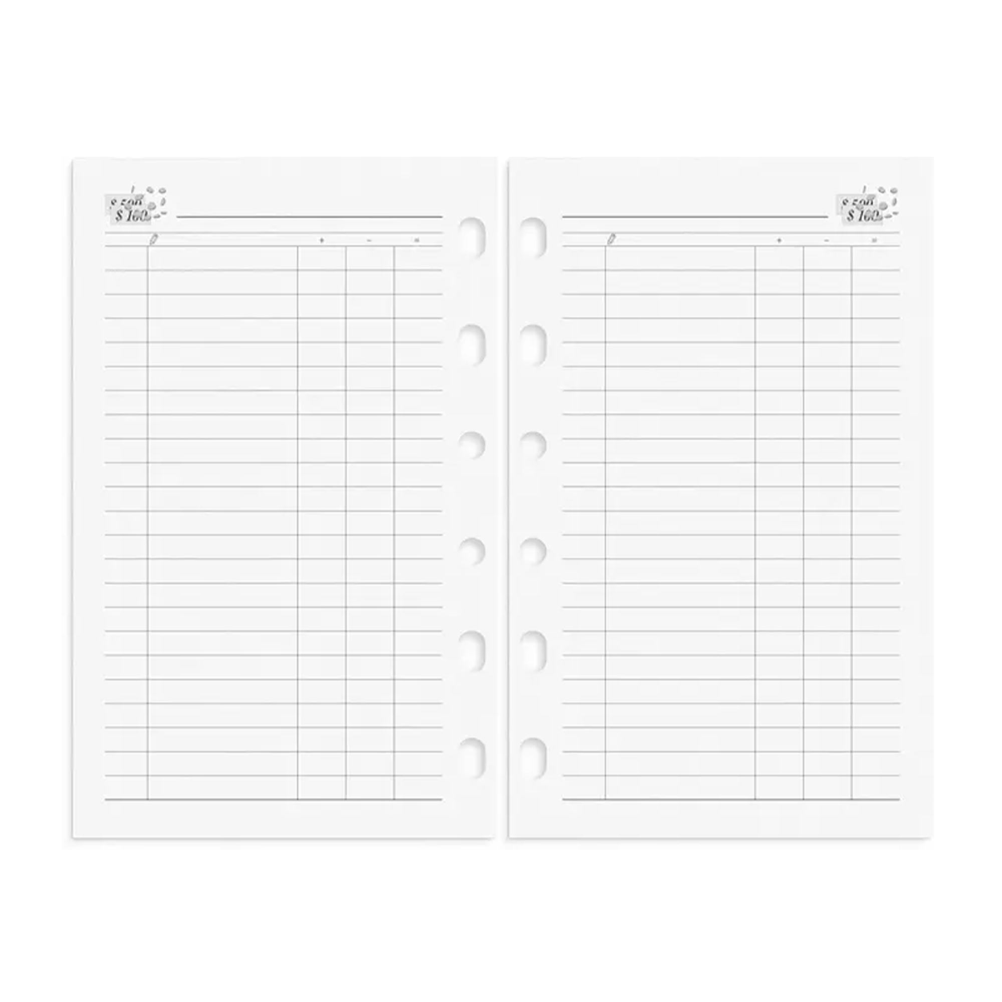 Compact Systemkalender svart konstläder 2027