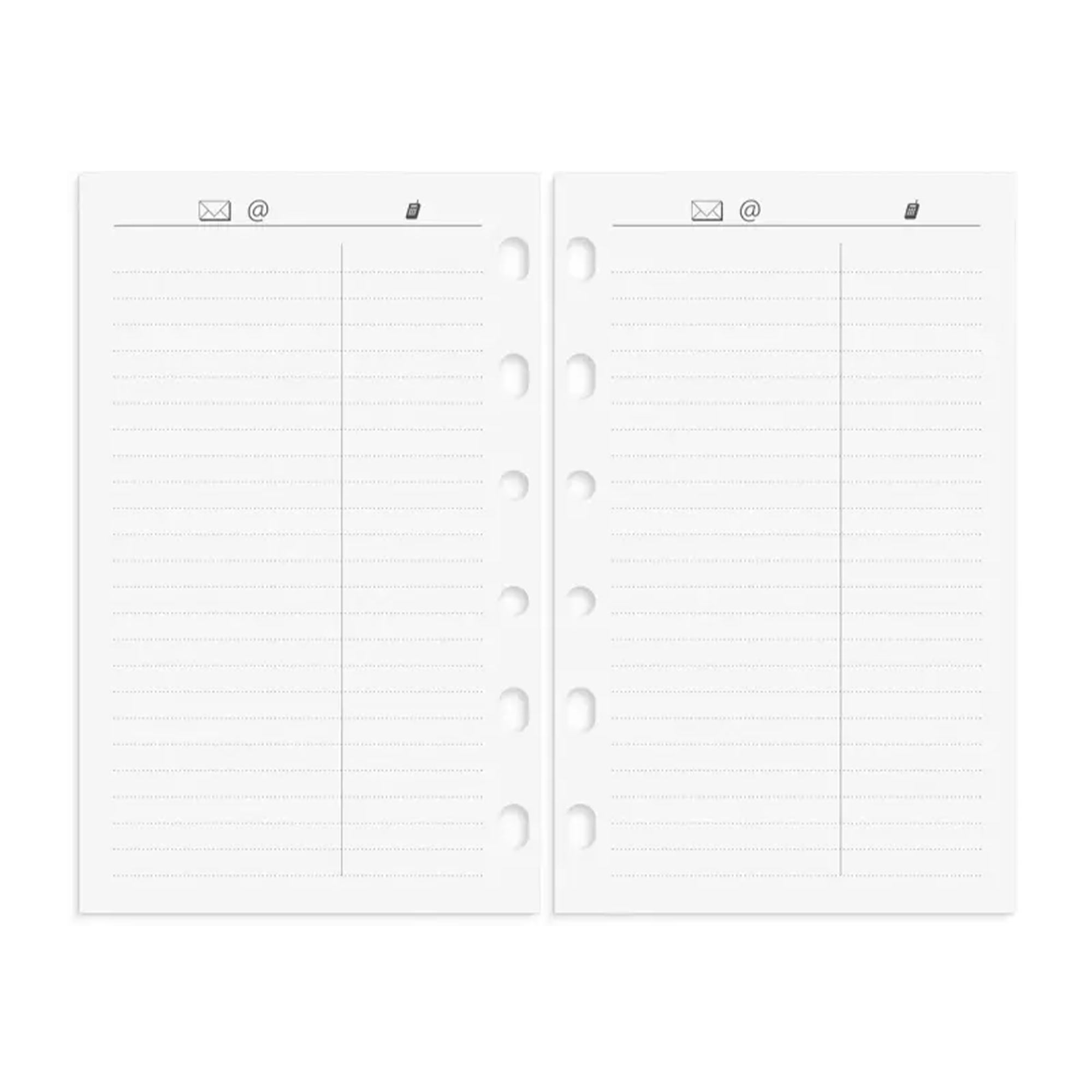 Compact Systemkalender svart konstläder 2027