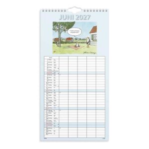 Familjekalender Rolig 2027