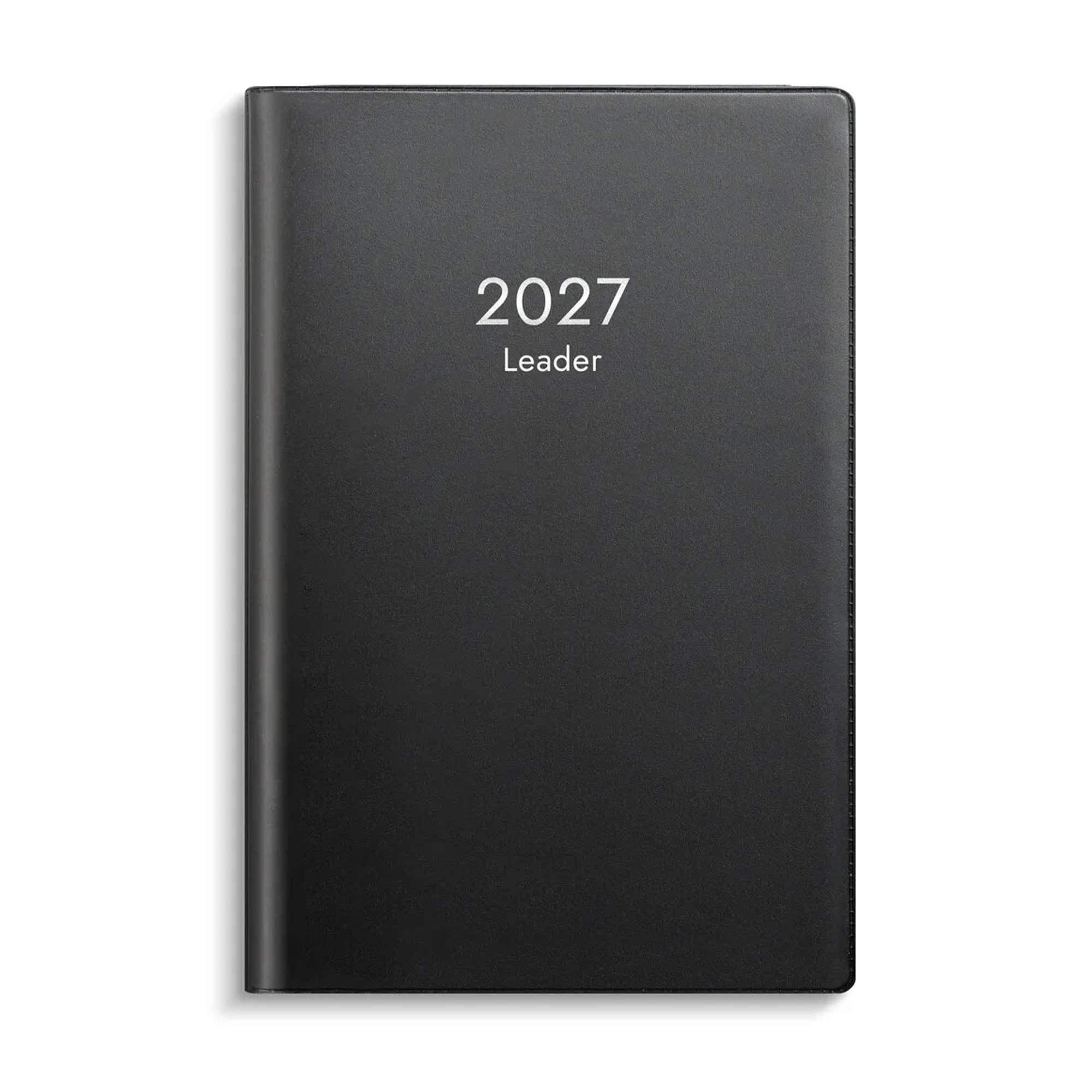 Fickkalender Leader svart plast 2027 Fickkalender Leader svart plast 2027